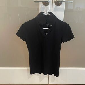 J. Crew Black Polo Shirt